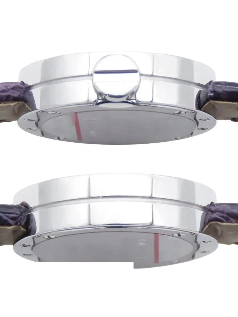 Cartier Love Watch Silver 18k White Gold Leather Diamond Quartz